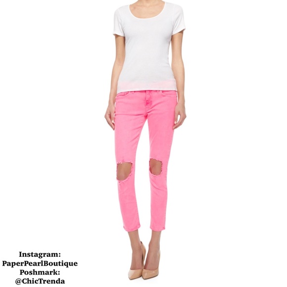 hudson pink jeans